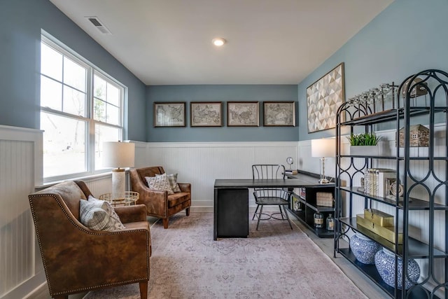 4028 Roane Dr, White House, TN 37188 - home office featuring wainscoting