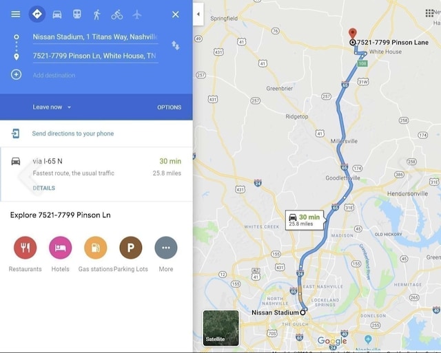 4028 Roane Dr, White House, TN 37188 - map / location