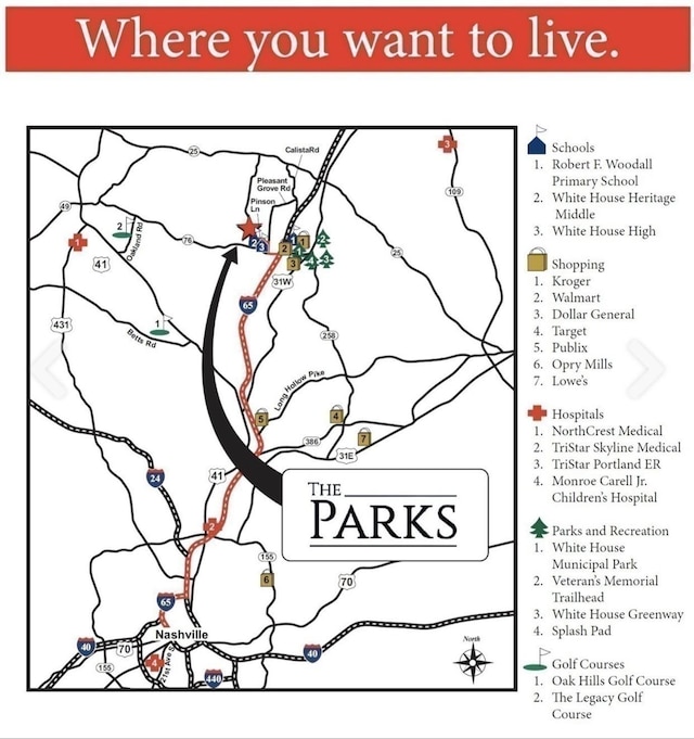 4028 Roane Dr, White House, TN 37188 - map / location