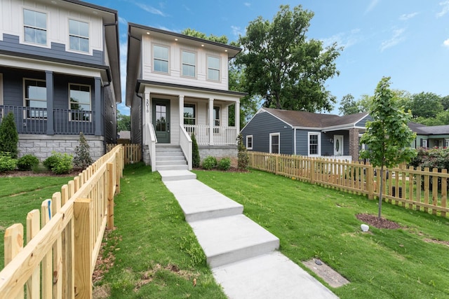 301B Oriel Ave, Nashville, TN 37210 - view of front of home featuring a porch