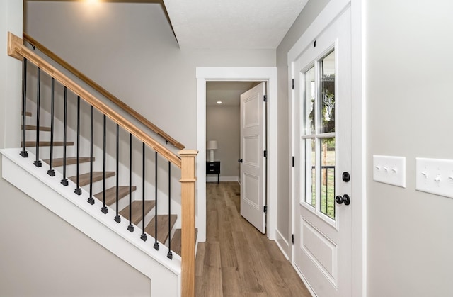 1515 Ellie Claire Way, Lewisburg, TN 37091 - entryway featuring wood finished floors, stairs, and baseboards