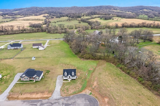 1515 Ellie Claire Way, Lewisburg, TN 37091 - aerial overview of property's location featuring rural landscape