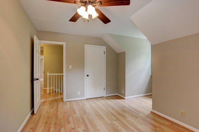 339 Thompson Ln, Clarksville, TN 37040 - additional living space with light wood-style floors, ceiling fan, and baseboards