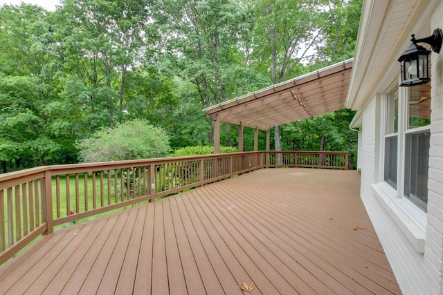 339 Thompson Ln, Clarksville, TN 37040 - view of wooden deck