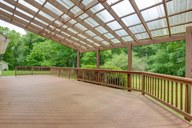 339 Thompson Ln, Clarksville, TN 37040 - deck featuring a pergola