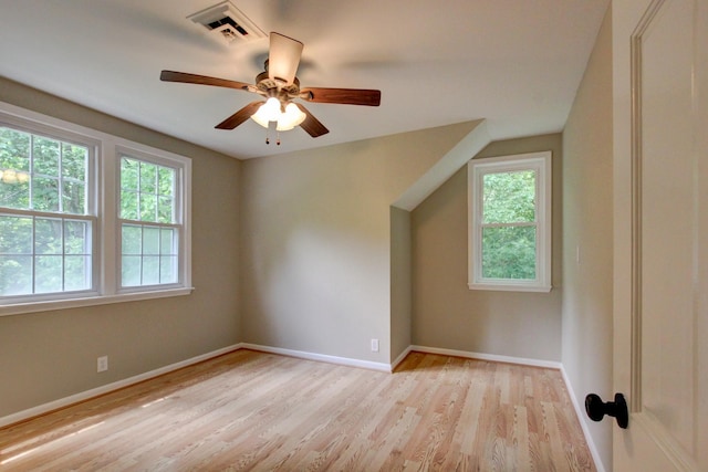 339 Thompson Ln, Clarksville, TN 37040 - empty room featuring plenty of natural light, light wood-style flooring, and baseboards