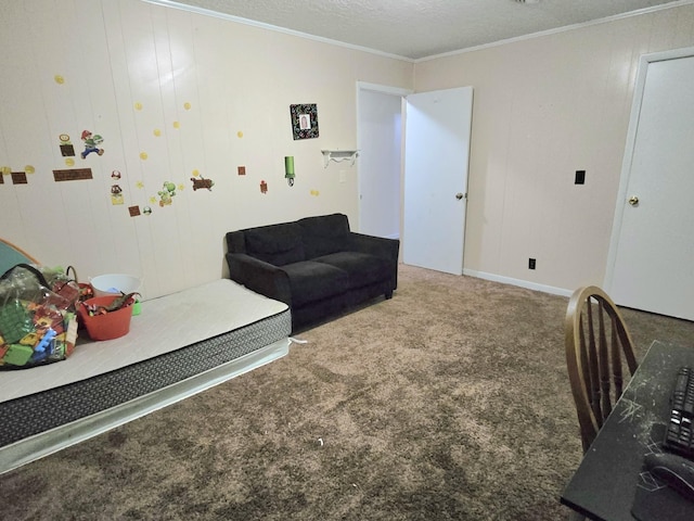 118 Bone Cave Rd, Rock Island, TN 38581 - living room featuring carpet and ornamental molding