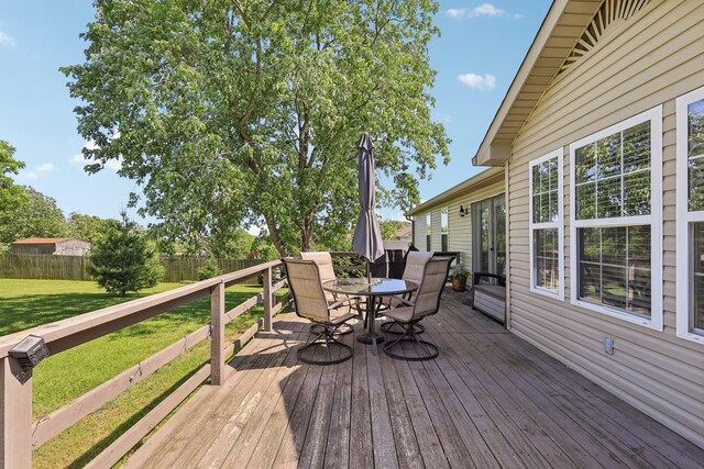 2277 Belotes Ferry Rd, Lebanon, TN 37087 - deck with outdoor dining area