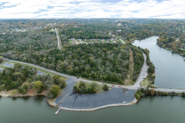 556 Lakeshore Dr, Old Hickory, TN 37138 - aerial view of property's location with a forest and a large body of water