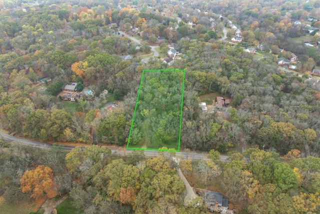 556 Lakeshore Dr, Old Hickory, TN 37138 - view of property location with property boundaries highlighted and a heavily wooded area