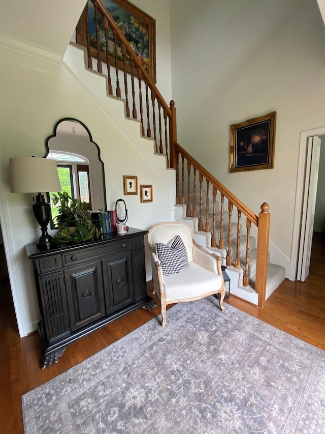 415 Ashley Ln, Kingston Springs, TN 37082 - stairs with wood finished floors