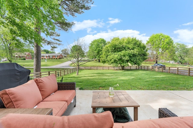 209 Woods Dr, Columbia, TN 38401 - view of patio / terrace featuring an outdoor hangout area and grilling area