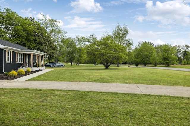 176 Morningside Dr, La Vergne, TN 37086 - view of green lawn with a porch