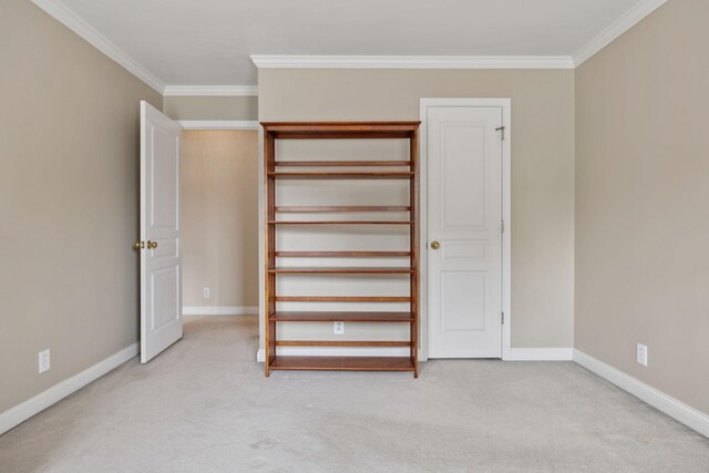2305 Black Fox Ct, Murfreesboro, TN 37127 - unfurnished bedroom with crown molding, carpet flooring, and baseboards