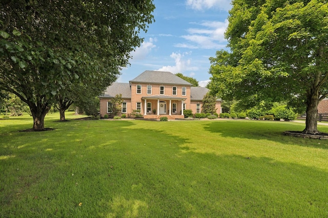 2305 Black Fox Ct, Murfreesboro, TN 37127 - back of property with a lawn and covered porch