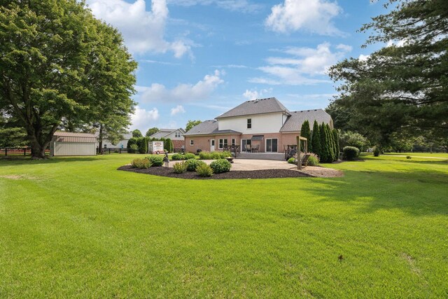 2305 Black Fox Ct, Murfreesboro, TN 37127 - rear view of house with a patio area