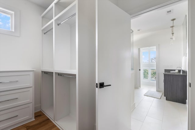 814A Horner Ave, Nashville, TN 37204 - walk in closet featuring a sink and light tile patterned flooring