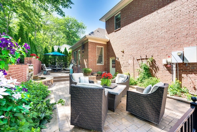 113 Abbeywood Dr, Nashville, TN 37215 - view of patio / terrace featuring outdoor lounge area