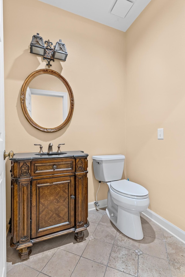 55 Revere Park, Nashville, TN 37205 - bathroom with baseboards, toilet, and vanity
