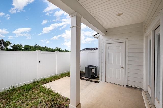 1840 Bethpage Dr, Murfreesboro, TN 37127 - view of patio / terrace with cooling unit and fence