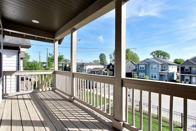 6214A California Ave, Nashville, TN 37209 - deck with a residential view