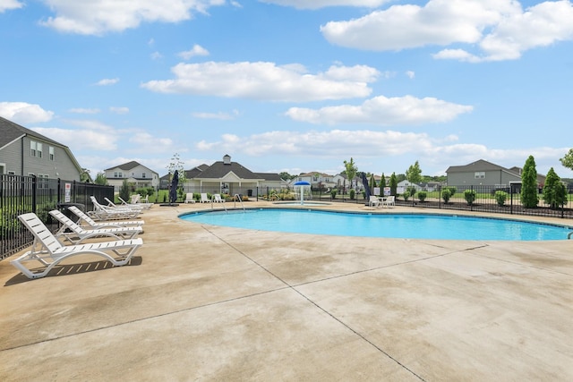 3706 Bonnie Blue Ct, Rockvale, TN 37153 - community pool featuring a patio area and a residential view