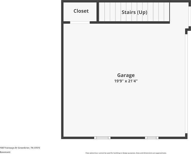 1007 Fairways Dr, Greenbrier, TN 37073 - view of property floor plan