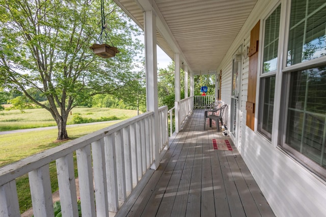 2659 Cave Springs Rd, Springfield, TN 37172 - wooden terrace with a porch and a lawn