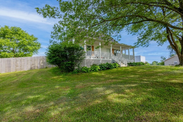 2659 Cave Springs Rd, Springfield, TN 37172 - view of front of property featuring a porch and stairway