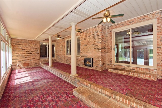 103 Colwell Ln, Manchester, TN 37355 - view of patio / terrace featuring ceiling fan