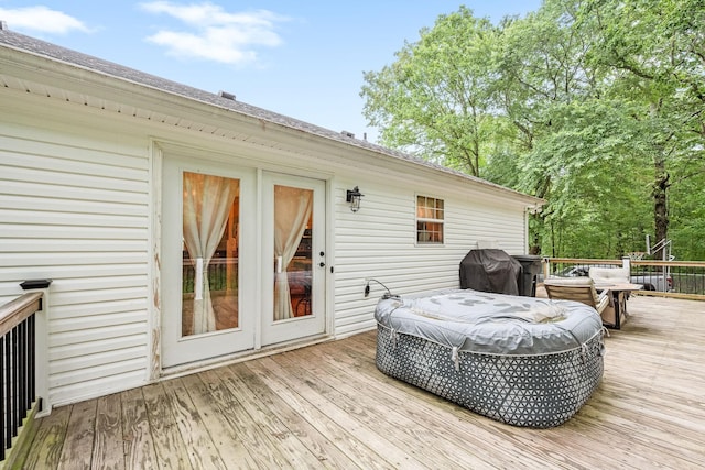 155 Deer Cir, Estill Springs, TN 37330 - deck with area for grilling