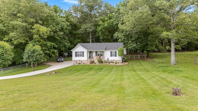 155 Deer Cir, Estill Springs, TN 37330 - view of front of home featuring concrete driveway and view of wooded area