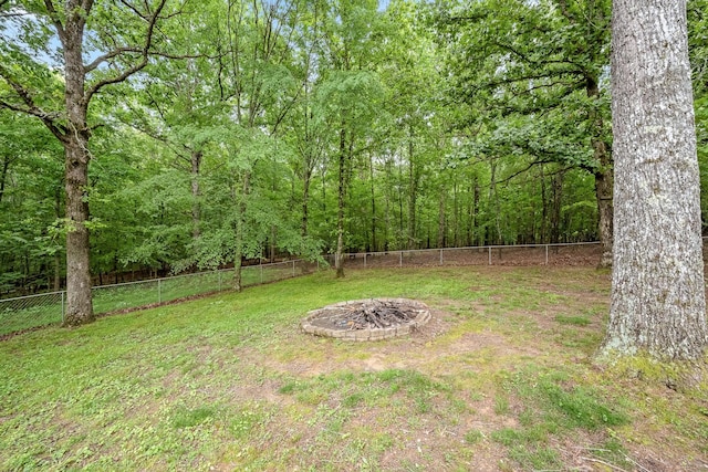 155 Deer Cir, Estill Springs, TN 37330 - view of yard with a fire pit