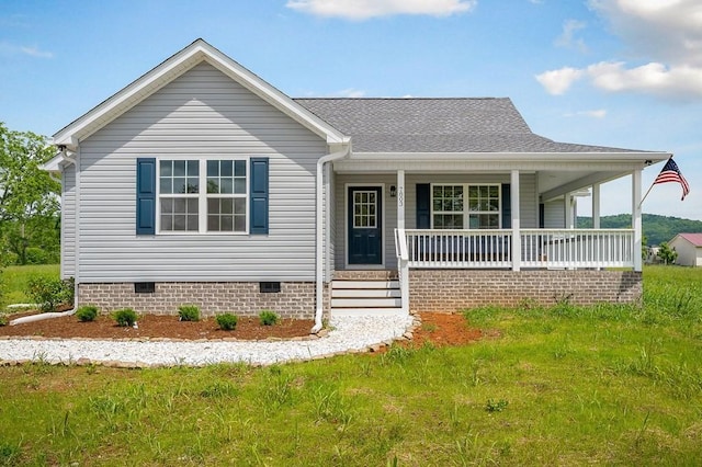 7803 Monterey Hwy, Sparta, TN 38583 - view of front of house featuring crawl space and a porch