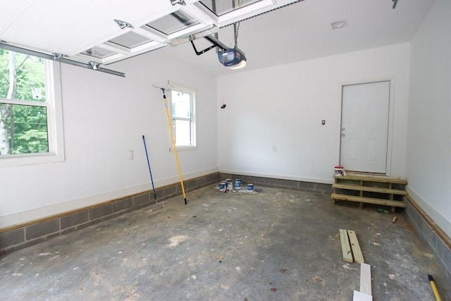 70 River Oaks Dr, Sparta, TN 38583 - garage with a garage door opener