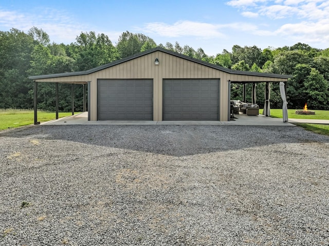 1383 Smith Chapel Rd, Shelbyville, TN 37160 - garage featuring a detached garage