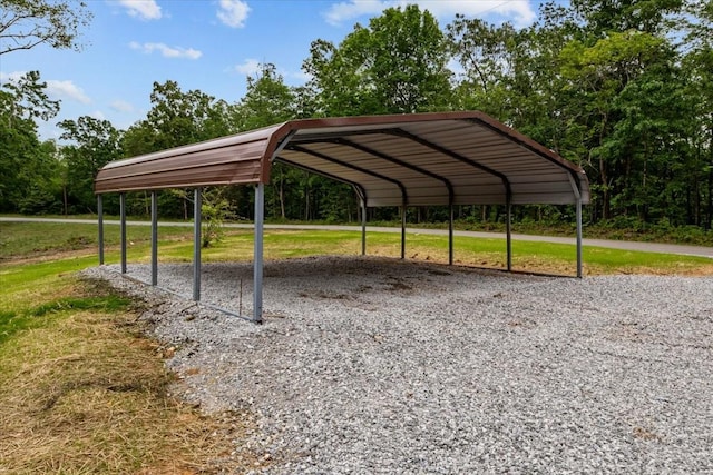 1079 Hillcrest Rd, Waverly, TN 37185 - view of community featuring a yard, a detached carport, and driveway