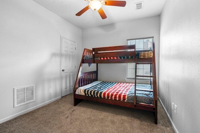 517 Eversholt Ct, Antioch, TN 37013 - carpeted bedroom featuring baseboards and ceiling fan