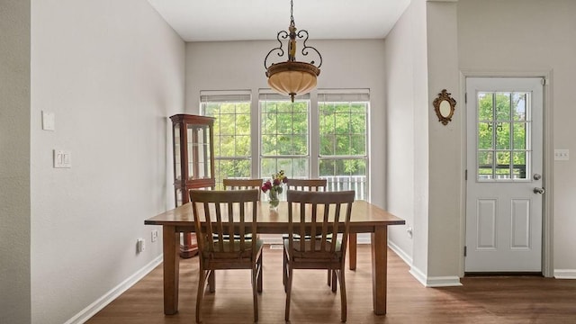517 Eversholt Ct, Antioch, TN 37013 - dining room featuring dark wood-type flooring and baseboards