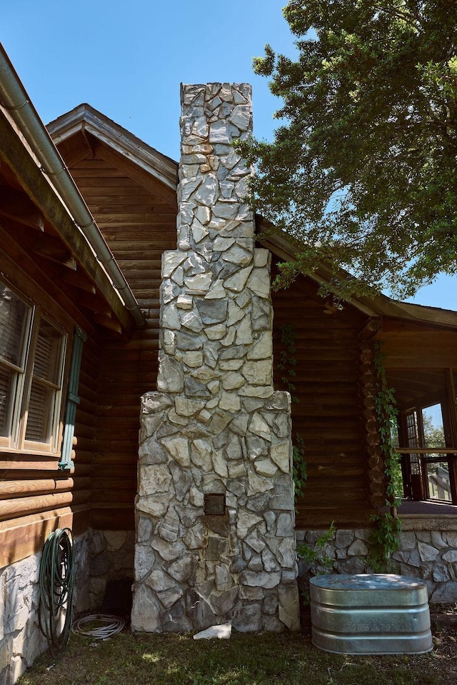 1794 Mosley Ferry Rd, Chapmansboro, TN 37035 - view of side of property featuring a chimney
