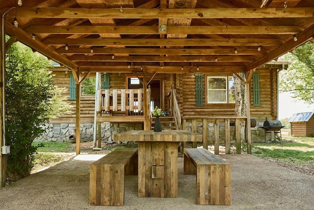 1794 Mosley Ferry Rd, Chapmansboro, TN 37035 - view of patio / terrace featuring a grill