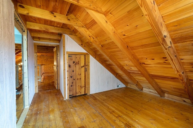 1794 Mosley Ferry Rd, Chapmansboro, TN 37035 - bonus room with wooden ceiling and hardwood / wood-style floors