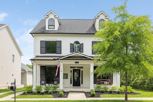 2060 Bushnell Farm Dr, Franklin, TN 37064 - view of front of property featuring covered porch and roof with shingles