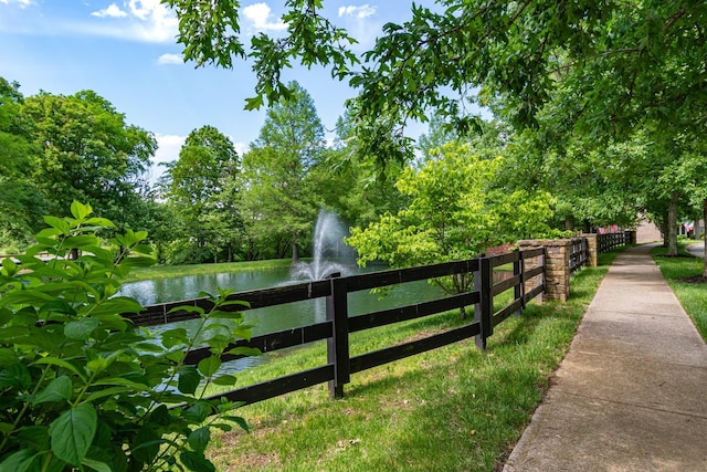2060 Bushnell Farm Dr, Franklin, TN 37064 - view of yard featuring a water view