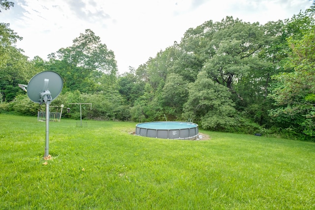 470 Arlington St, Erin, TN 37061 - view of green lawn with an outdoor pool