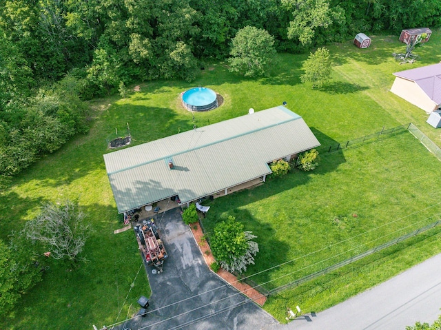 470 Arlington St, Erin, TN 37061 - view from above of property