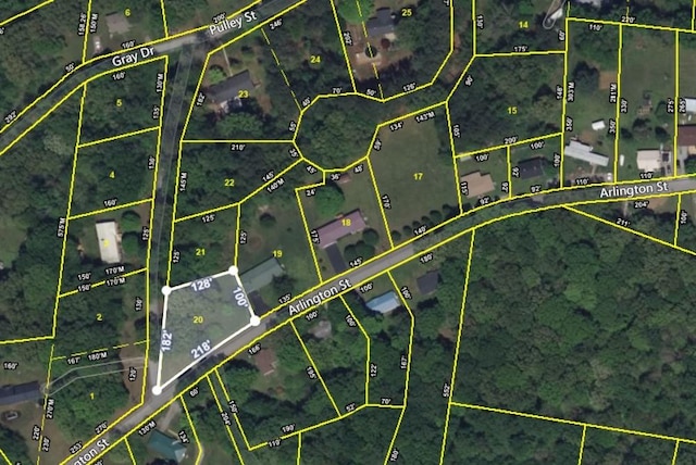 470 Arlington St, Erin, TN 37061 - aerial overview of property's location