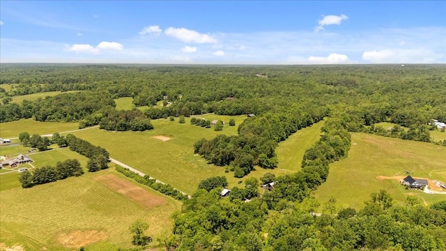 495 Baker Rd, Dickson, TN 37055 - overview of rural landscape with a forest