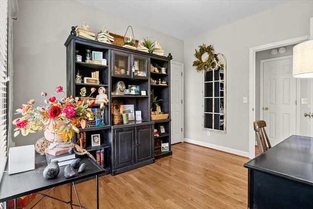 495 Baker Rd, Dickson, TN 37055 - office space with light wood-style flooring and baseboards
