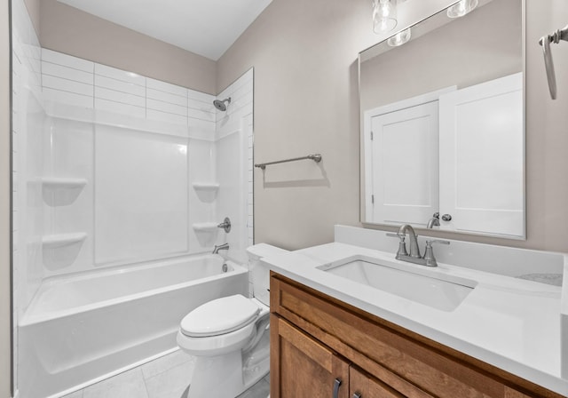 1456 Sango Commons Way, Clarksville, TN 37043 - full bathroom with toilet, vanity, and shower / bathtub combination
